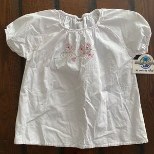 True Vintage genuine Spanish Latino classy linen tee shirt talla 12 small Medium